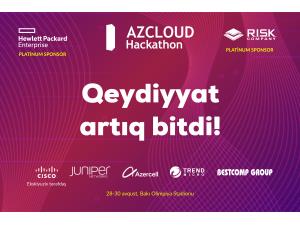 “AZCLOUD Hackathon 2019”da iştirak edəcək komandaların adları avqustun 8-də açıqlanacaq