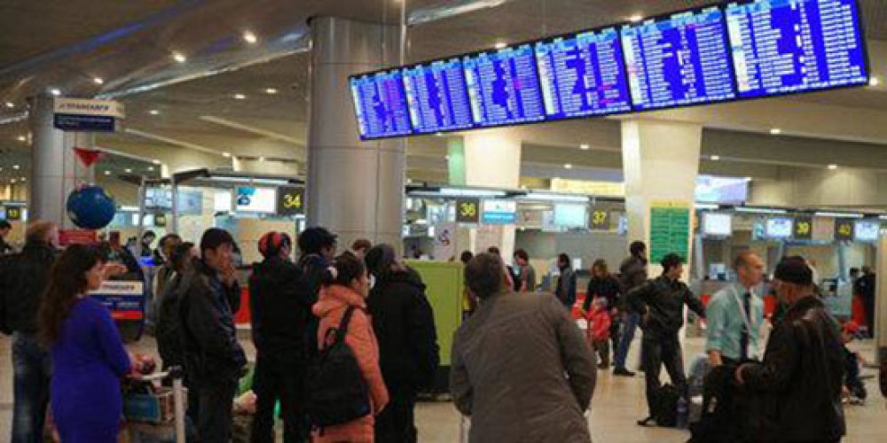 Moskva aeroportlarında 20-dən çox reys gecikib
