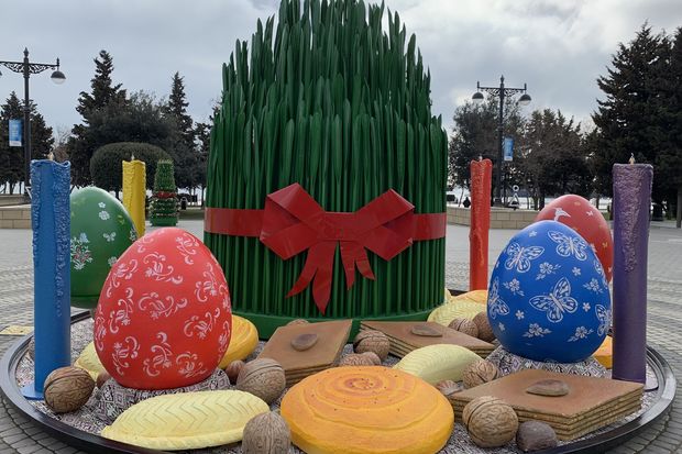 Dənizkənarı Bulvar İdarəsi Novruz bayramı ilə bağlı Milli Parkda hazırlıq işlərini yekunlaşdırır