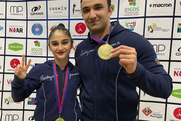 Azərbaycan gimnastları Portuqaliyada qızıl medal qazandılar