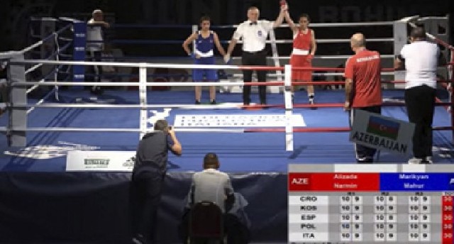 Azərbaycan boksçusu Avropa birinciliyində erməni rəqibinə qalib gəlib medalı təmin etdi - FOTO