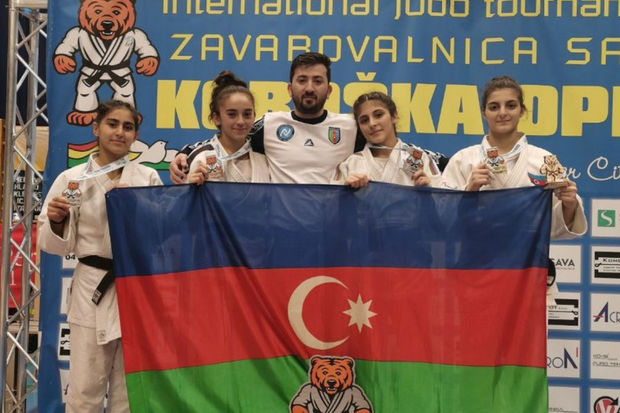 Azərbaycan cüdoçuları Sloveniyada səkkiz medal qazandı - VİDEO