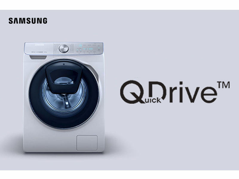 QuickDrive ™ texnologiyası ilə təchiz olunmuş Samsung Add Wash ilə zamanı paltar yumağa deyil, özünüzə sərf edin