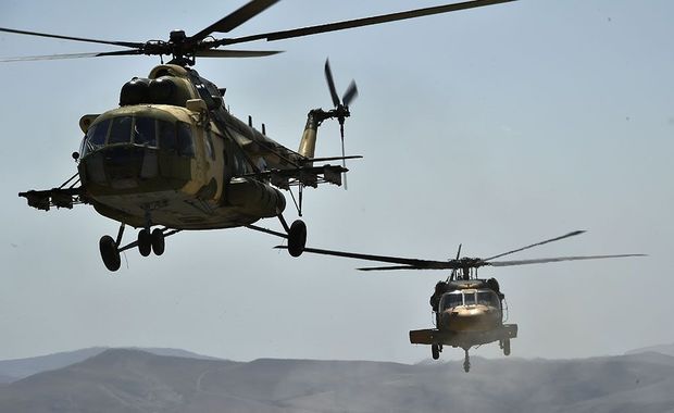 “TurAZ Qartalı - 2020” təlimləri helikopterlərin iştirakı ilə davam edir - VİDEO