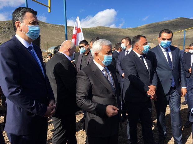 SOCAR Gürcüstan yeni qazpaylayıcı xəttin əsası qoyub - FOTO