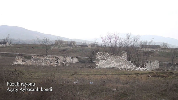 Füzuli rayonunun Aşağı Aybasanlı kəndindən görüntülər – FOTO/VİDEO