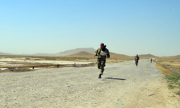 Azərbaycan Ordusunda hərbi beşnövçülük yarışları keçirilib - FOTO/VİDEO
