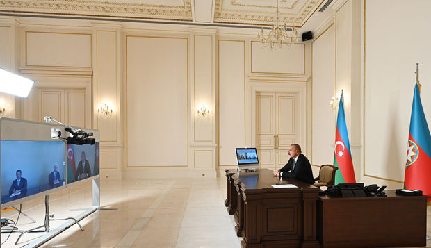 İlham Əliyev yeni təyin olunan icra başçılarını qəbul etdi - VİDEO