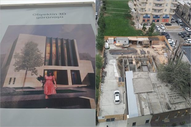Bakıda yəhudi məktəbi üçün yeni bina tikilir - FOTO