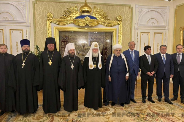 Azərbaycan və Rusiyanın dini liderləri arasında görüş keçirilib- YENİLƏNİB + FOTO