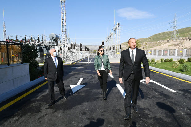 Prezident “Qubadlı” yarımstansiyasının açılışını edib - YENİLƏNİB+FOTO