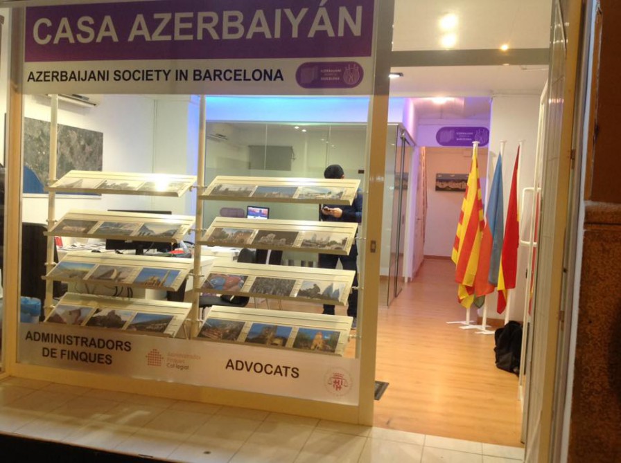 Barselonada “Azərbaycan Evi”nin açılışı olub