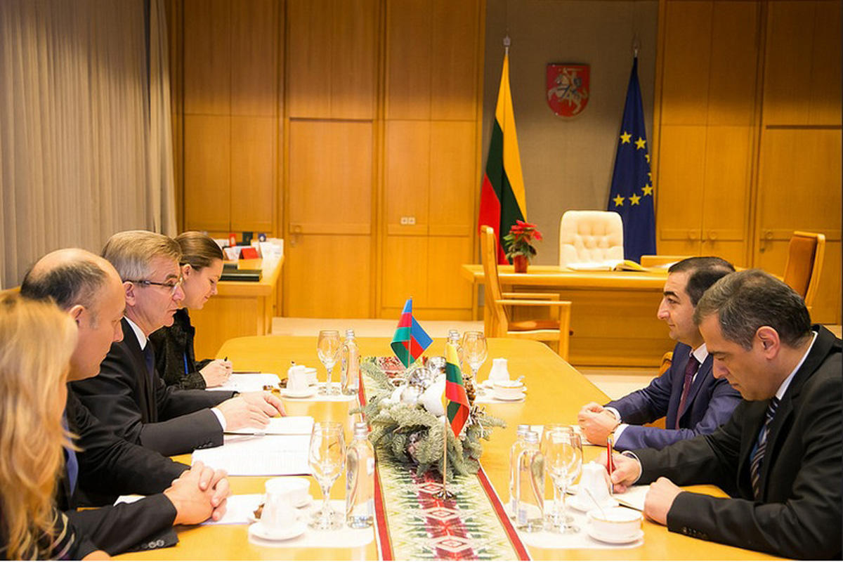 Parlament sədri: Litva Azərbaycanla əlaqələrin gücləndirilməsində maraqlıdır 