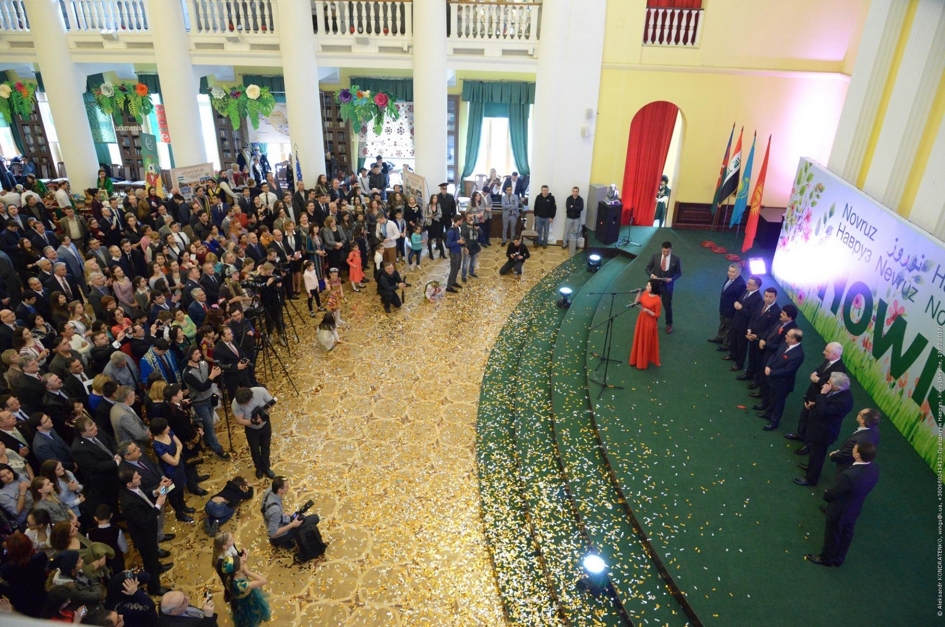 Kiyev meriyasında Novruz bayramı münasibətilə konsert keçirilib