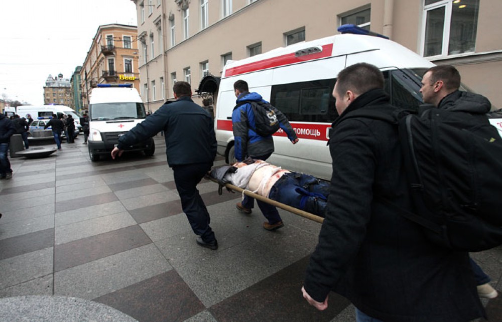 Peterburq metrosunda partlayış nəticəsində ölənlərin sayı 14 nəfərə çatıb