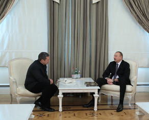 Azərbaycan Prezidenti Ümumrusiya Dövlət Teleradio Şirkətinin teleradio aparıcısı Vladimir Solovyovla görüşüb